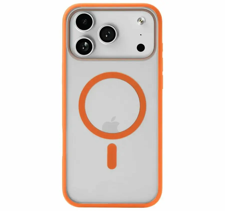 Чехол защитный uBear Cloud Mag Case для iPhone 17 Pro Max, MagSafe, оранжевый