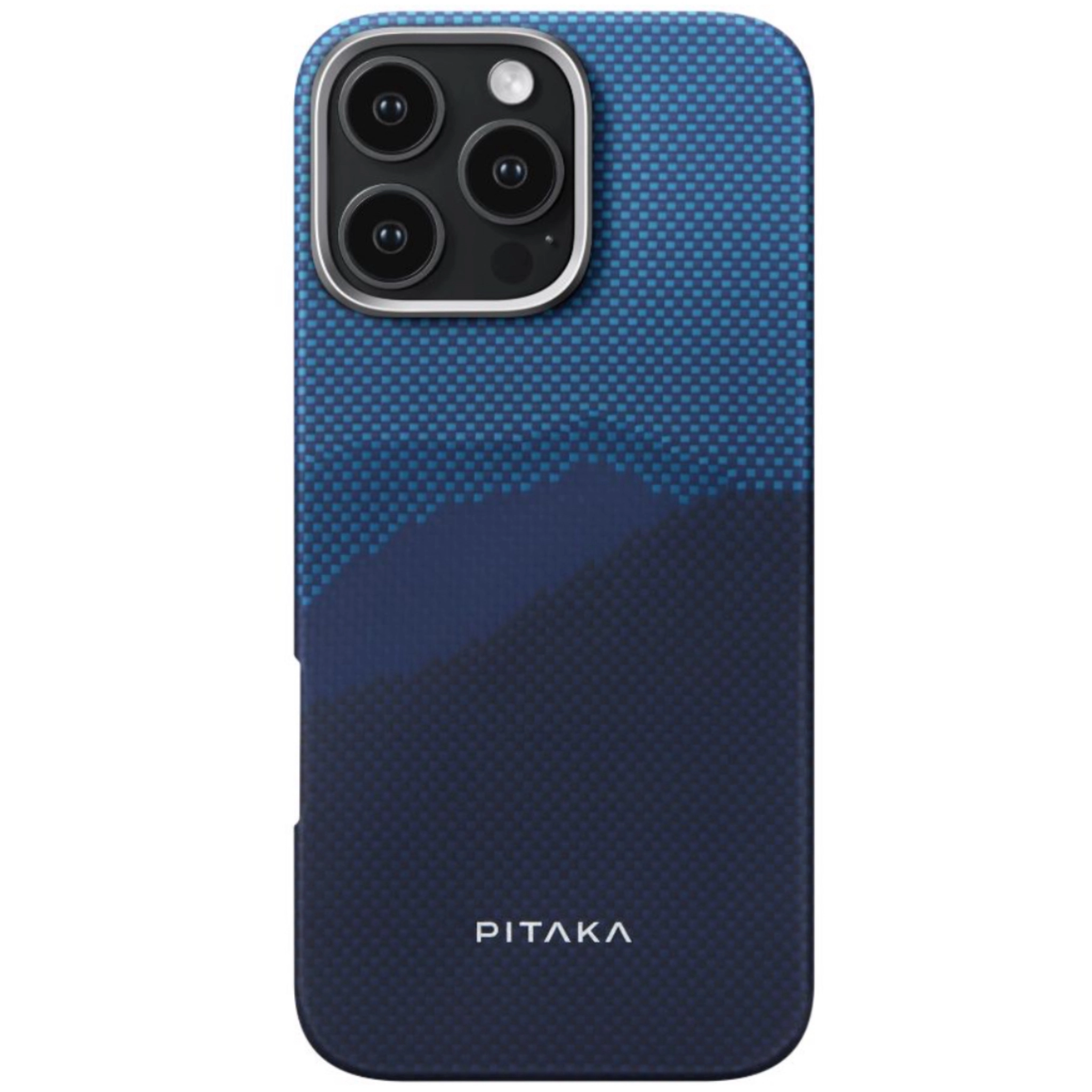 Чехол Pitaka Fusion Weaving MagEZ Case 4 для iPhone 16 Pro, синий