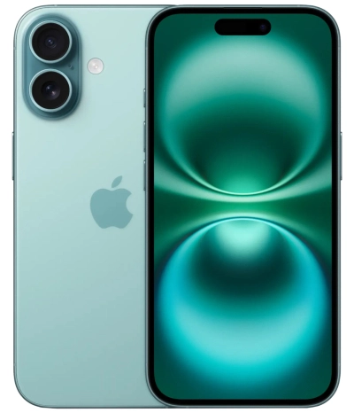 Apple iPhone 16 256 ГБ, бирюзовый